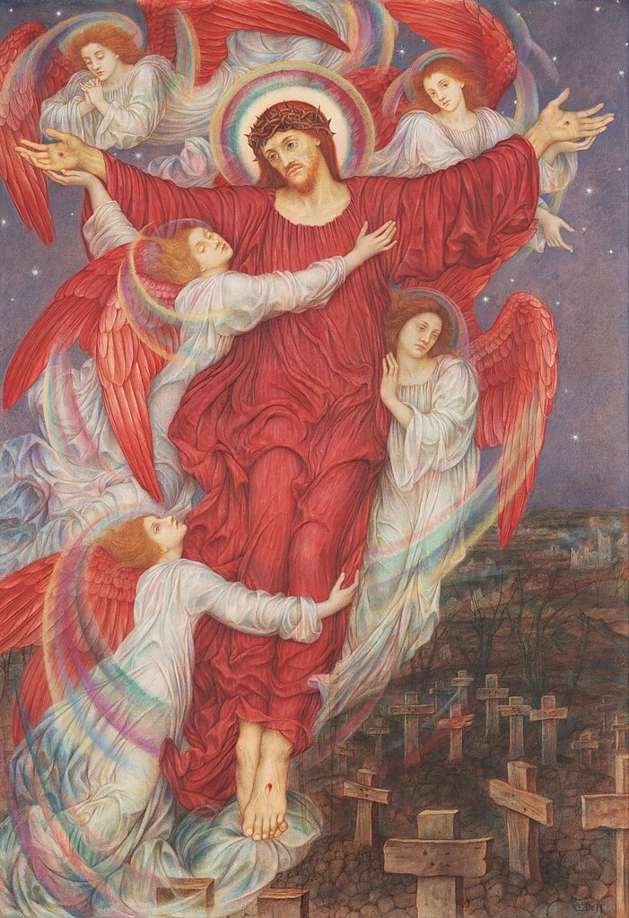 Evelyn de Morgan - La Croce Rossa, De Morgan Centre, Londra